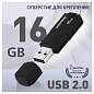 Память Smart Buy "Clue" 16GB, USB 2.0 Flash Drive, черный (арт. 376297)