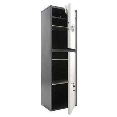 Шкаф металлический для документов AIKO "SL-150/2ТEL" ГРАФИТ, 1490х460х340 мм, 36 кг, S10799152902 (арт. 291202)