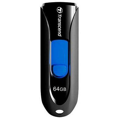 Флеш-диск 64 GB TRANSCEND JetFlash 790, USB 3.1, черный, TS64GJF790K (арт. 514054)