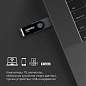 Флеш-диск 16 GB SMARTBUY Twist USB 2.0, черный, SB016GB2TWK (арт. 513907)