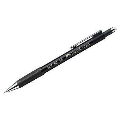 Карандаш механический Faber-Castell "Grip 1345" 0,5мм, B, грип, с ласт., автоподача грифеля, черный (арт. 289767)