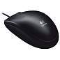 Мышь проводная LOGITECH B100, USB, 2 кнопки + 1 колесо-кнопка, оптическая, черная, 910-003357 (арт. 511461)