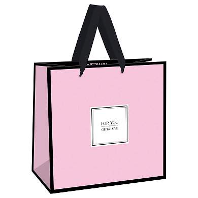 Пакет подарочный 20*20*10см MESHU "Boutique", матовая ламинация (арт. 382377)