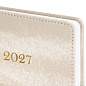 Ежедневник датированный 2027, А5, 138х213 мм, BRAUBERG "Elegant", под кожу, застежка, бежевый, 118012 (арт. 118012)