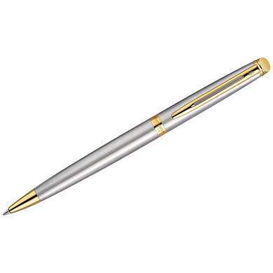 Ручка шариковая Waterman "Hemisphere Stainless Steel GT" синяя, 1,0мм, подарочная упаковка (арт. 180948)