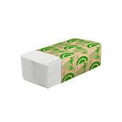 Полотенца бумажные 250 шт., FOCUS (Система H3) Eco, 1 слой, белые, КОМПЛЕКТ 15 пачек, 23х20,5 см, V-сложение, 5083742 (арт. 118583)