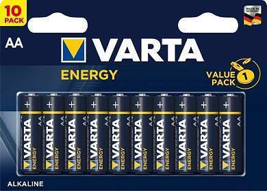 Элемент питания Varta 4106.229.491 ENERGY LR6/316 BL10 (арт. 388480)