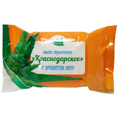 Мыло туалетное Меридиан "Краснодарское. Алоэ", 100г, флоу-пак (арт. 281621)