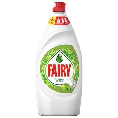 Средство для мытья посуды, 900 мл, FAIRY (Фейри) "Зеленое яблоко" (арт. 603745)
