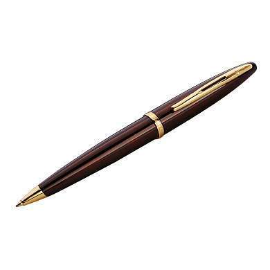 Ручка шариковая Waterman "Carene Marine Amber GT", синяя, 1,0мм, подарочная упаковка (арт. 180467)
