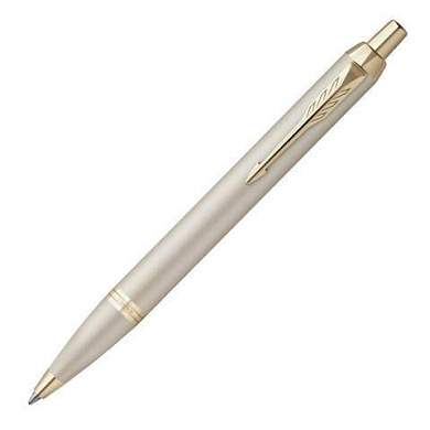 Ручка шариковая PARKER "IM Professionals Monochrome Champagne", корпус шампань, сталь, синяя, 2172956 (арт. 144345)