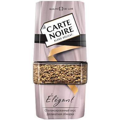 Кофе растворимый Carte Noire "Élégant", сублимированный с добавлением молотого, стеклянная банка, 95г (арт. 314670)