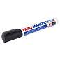 Маркер-краска лаковый (paint marker) 6 мм, ЧЕРНЫЙ, НИТРО-ОСНОВА, BRAUBERG PROFESSIONAL PLUS EXTRA, 151451 (арт. 151451)
