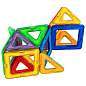 Магнитный конструктор MAGNETIC BLOCKS, 20 магнитных деталей, BRAUBERG KIDS, код 1С, 665718 (арт. 665718)