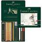 Набор художественных изделий Faber-Castell "Pitt Monochrome", 21 предмет, метал. коробка (арт. 285944)