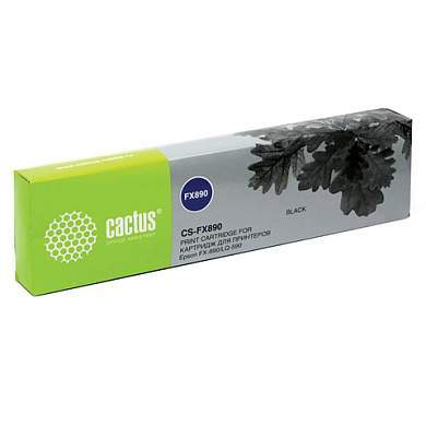 Картридж матричный CACTUS (CS-FX890) для EPSON LQ-590, черный, ресурс 5 млн. знаков (арт. 361983)