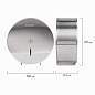 Диспенсер для туалетной бумаги LAIMA PROFESSIONAL INOX, (Система T2) малый, нержавеющая сталь, матовый, 605698 (арт. 605698)