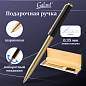 Ручка подарочная шариковая GALANT "ALLUSION", корпус черный/золотой, детали золотистые, узел 0,7 мм, синяя, 143522 (арт. 143522)