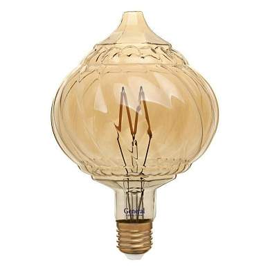General LOFT вост.стиль димм. G125TDSS E27 7W 2K 125х165 филамент (нитевидная) золотая 687300 (арт. 650960)