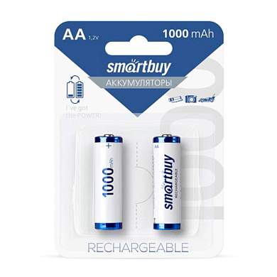 Аккумулятор Smartbuy AA (HR06) 1000mAh 2BL (арт. 384281)