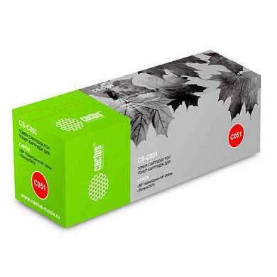 Тонер-картридж CACTUS (CS-C051) для Canon LBP 162dw/MF 264dw/267dw/269dw, черный, ресурс 1700 страниц (арт. 363371)