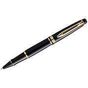 Ручка-роллер Waterman "Expert Black Lacquer GT" черная, 0,8мм, подарочная упаковка (арт. 180941)