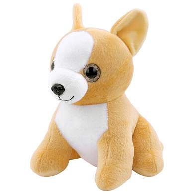 Игрушка мягкая "Корги", 23 см, цвет коричневый, WOOZOO (ВУЗУ), 666794 (арт. 666794)