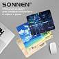 Коврик для мыши SONNEN "BEACH", резина + ткань, 260х220х3 мм, 513294 (арт. 513294)