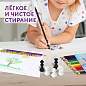 Ластики фигурные ЮНЛАНДИЯ "Шахматы" НАБОР 6 шт., черно-белые, 229593. (арт. 229593)
