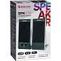 Колонки компьютерные DEFENDER SPK-165/170, 2.0, 2х2 W, пластик, черные, разъем для наушников, 65165 (арт. 510479)