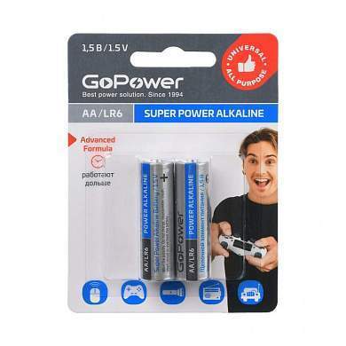 Элемент питания GoPower LR6/316 BL2 (арт. 837727)