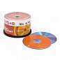 Диски DVD+R (плюс) MIREX, 4,7 Гб, 16x, Cake Box (упаковка на шпиле), КОМПЛЕКТ 50 шт., UL130013A1B (арт. 514016)