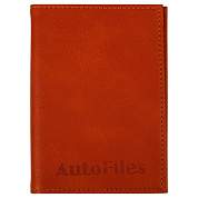 Обложка для автодокументов + паспорт OfficeSpace "AutoFiles", экокожа, терракот (арт. 358399)