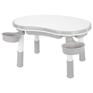 Стол детский трансформер 3 в 1 BRABIX KIDS CT-001, растущий, 2-8 лет, пластик, серый, 533290 (арт. 533290)