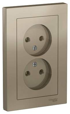 Schneider AtlasDesign роз. СУ 2 мест. шампань (пласт. осн.) ATN000520 (арт. 662546)