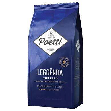 Кофе в зернах POETTI "Leggenda Espresso" 1 кг, 18004 (арт. 623242)