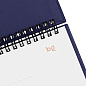 Планинг недатированный, 56л., 330*130мм, кожзам, BG "Nebraska. Blue", синий (арт. 370460)