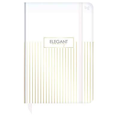 Ежедневник недатированный А5, 136л., 7БЦ BG "Minimal. White", глянцевая ламинация, отд. фольгой (арт. 376403)
