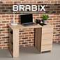 Стол письменный/компьютерный BRABIX "Scandi CD-016", 1100х500х750 мм, 4 ящика, дуб сонома, 641892, ЦБ013707-2 (арт. 641892)