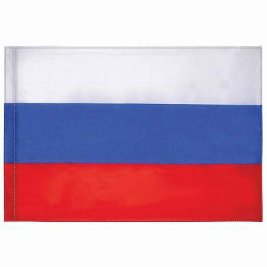 Флаг России 90х135 см без герба, ПОВЫШЕННАЯ прочность и влагозащита, флажная сетка, STAFF, 550227 (арт. 550227)