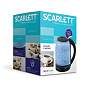 Чайник SCARLETT SC-EK27G90, 1,7 л, 1800 Вт, закрытый нагревательный элемент, стекло, черный (арт. 457212)