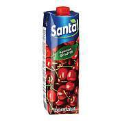Напиток сокосодержащий SANTAL (Сантал) Red, красная вишня, 1 л, тетра-пак, 547754 (арт. 621283)