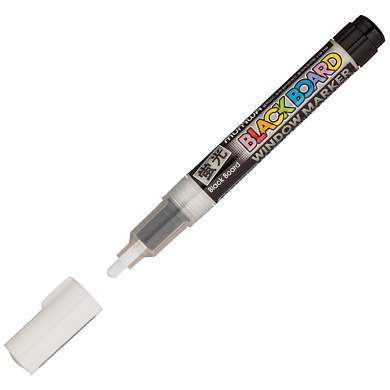 Маркер меловой MunHwa "Black Board Marker" белый, 3мм, водная основа (арт. 260039)