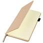 Блокнот А5 138x213 мм, BRAUBERG "Velvet", резинка, держатель, 80 л., клетка, розовый, 116242 (арт. 116242)