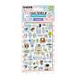 Наклейки гелевые "Блестящий микс", 15,5х9,5 см, ассорти 6 видов, FUNSTER (ФАНСТЕР), 666086 (арт. 666086)