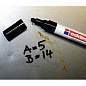Маркер-краска лаковый (paint marker) EDDING 8750, ЧЕРНЫЙ, 2-4 мм, круглый наконечник, алюминиевый корпус, E-8750/1 (арт. 150596)