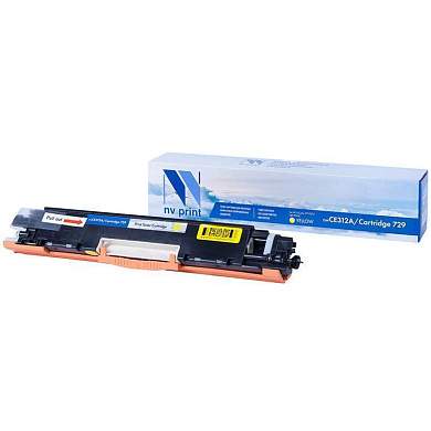 Картридж совм. NV Print CE312A (№126A)/Canon729 желтый для HP Color LJ CP1025/Pro100 M175 (1000стр.) (арт. 161703)