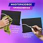 Табличка меловая настольная А4 (21x29,7 см), L-образная, горизонтальная, ПВХ, ЧЕРНАЯ, BRAUBERG, 291291 (арт. 291291)