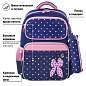 Рюкзак ЮНЛАНДИЯ COMPLETE с пеналом в комплекте, эрго-спинка, "Pink bow", 42х29х14 см, 229972 (арт. 229972)