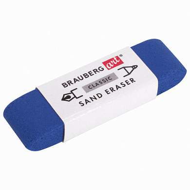 Ластик BRAUBERG ART CLASSIC "SAND ERASER", 52х14х10 мм, АБРАЗИВНЫЙ ДЛЯ РУЧКИ И КАРАНДАША, 229579 (арт. 229579)